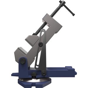 GIBRALTAR Machine Vise: 6" Jaw Width, 6" Jaw Opening, Angle, Swivel Base 428-72022