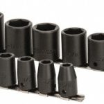 PROTO Socket Set: Impact Standard, 15 Pc, 1/2" Drive, 3/8 to 1-1/4" J74104
