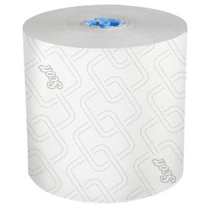 SCOTT Scott Pro Hard Roll Paper Towels (25702), For Use With Scott Pro Dispenser (Blue Core Only), Absorbency Pockets, White 25702