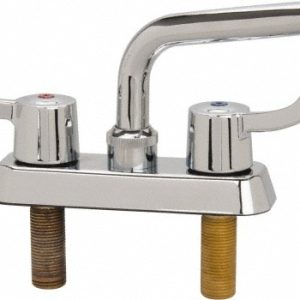 B&K MUELLER Standard, Two Handle Design, Chrome, Deck Mount, Laundry Faucet 225-504