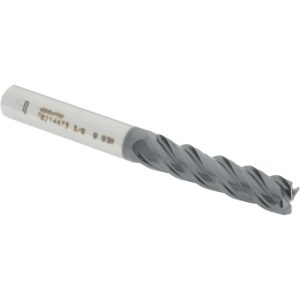 ACCUPRO Corner Radius End Mill: 3/8" Dia, 1-1/2" LOC, 0.03" Radius, 4 Flutes, Solid Carbide 70214473