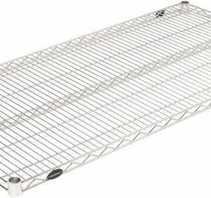 VALUE COLLECTION Wire Shelving: Use With NuLine Units S1842C