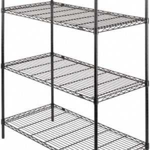 VALUE COLLECTION Starter Unit Wire Shelving: 4 Shelves 244863-4LEB