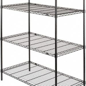 VALUE COLLECTION Starter Unit Wire Shelving: 4 Shelves 184863-4LEB