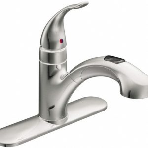 MOEN 3 Hole Mount, Low Arc Commercial Faucet 67315C