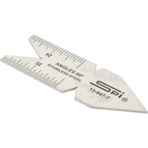 SPI 60&deg; Angle, Chrome Coated Steel Center Gage 13-947-7