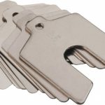 PRECISION BRAND 100 Piece, 0.025 to 2.000 mm Thickness, Stainless Slotted Shim Assortment 81945