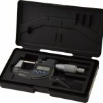 MITUTOYO Electronic Outside Micrometer: Solid Carbide Face, IP65 293-240-32