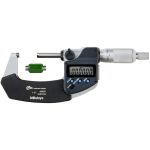 MITUTOYO Electronic Outside Micrometer: 2" Max, Solid Carbide Face, IP65 293-331-32