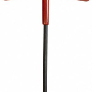 BONDHUS Hex Key: 5.00 mm Hex, Hex End, T-Handle Cushion Grip 15264