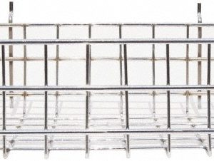 MARLIN STEEL WIRE PRODUCTS Peg Board/Slatwall Basket: Rectangular, Steel 00-923-12
