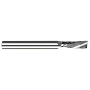 HARVEY TOOL Spiral Router Bit: 3/8" Dia, 2" LOC, 3/8" Shank Dia, 1 Flute, Downcut 935424