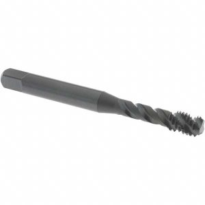 OSG Spiral Flute Tap: M6x1.00 Metric Coarse, 3 Flutes, Bottoming, 6H Class of Fit, Vanadium High Speed Steel, Oxide Coated 1755901