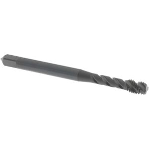 OSG Spiral Flute Tap: M5x0.80 Metric Coarse, 3 Flutes, Bottoming, 6H Class of Fit, Vanadium High Speed Steel, Oxide Coated 1755601