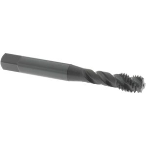 OSG Spiral Flute Tap: M8x1.25 Metric Coarse, 3 Flutes, Bottoming, 6H Class of Fit, Vanadium High Speed Steel, Oxide Coated 1756201