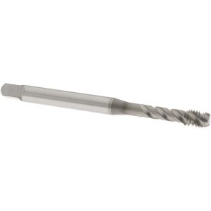 OSG Spiral Flute Tap: M6x1, Metric Coarse, 3 Flute, Modified Bottoming Chamfer, 6H Class of Fit, Vanadium High-Speed Steel, Nitride Finish 1311900503