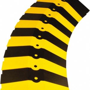 ULTRATECH Floor Cable Cover: Acrylonitrile Butadiene Styrene, 1 Channel, 1-1/2" Max Cable Dia 1840