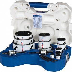 LENOX Plumber's's Hole Saw Kit: 17 Pc, 3/4 to 4-1/2" Dia 308011200P