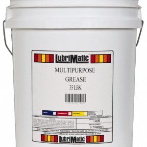 LUBRIMATIC General Purpose Grease: 35 lb Drum, Lithium LUBR11328