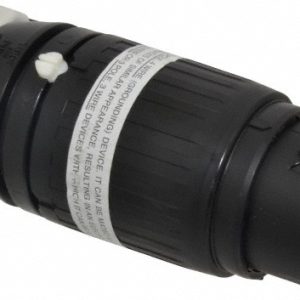 HUBBELL WIRING DEVICE-KELLEMS Locking Inlet: Connector, Industrial, Non-NEMA, Black & White HBL7764C