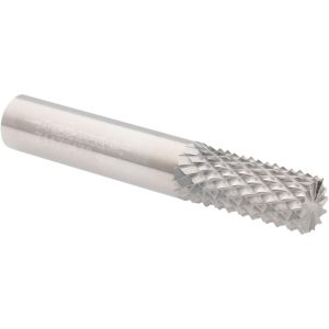 ACCUPRO Diamond Pattern Router Bit: 0.5" Dia, 1" LOC, 1/2" Shank Dia, Burr 71176473