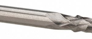 ACCUPRO Diamond Pattern Router Bit: 0.125" Dia, 0.5" LOC, 1/8" Shank Dia, Burr 71176499