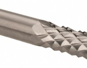 ACCUPRO Diamond Pattern Router Bit: 0.25" Dia, 0.75" LOC, 1/4" Shank Dia, Burr 71176523