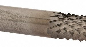 ACCUPRO Diamond Pattern Router Bit: 0.375" Dia, 0.875" LOC, 3/8" Shank Dia, End Mill 71176572