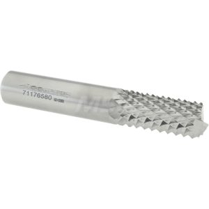 ACCUPRO Diamond Pattern Router Bit: 0.5" Dia, 1" LOC, 1/2" Shank Dia, End Mill 71176580