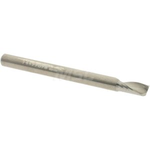 ACCUPRO Spiral Router Bit: 0.125" Dia, 0.25" LOC, 1/8" Shank Dia, Upcut 71177075