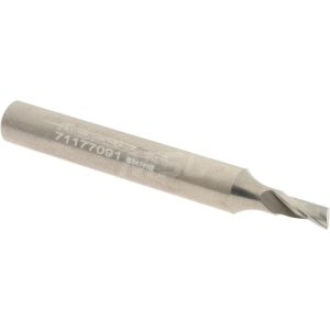 ACCUPRO Spiral Router Bit: 0.125" Dia, 0.25" LOC, 1/4" Shank Dia, Upcut 71177091