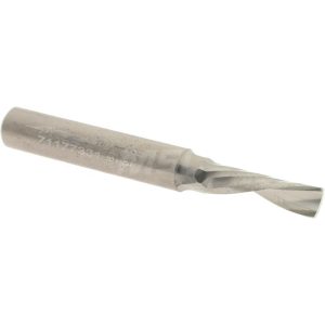 ACCUPRO Spiral Router Bit: 0.1875" Dia, 0.625" LOC, 1/4" Shank Dia, Downcut 71177331