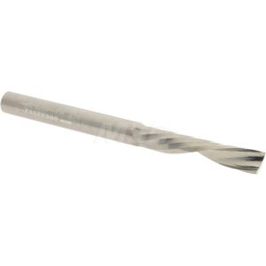 ACCUPRO Spiral Router Bit: 0.25" Dia, 1.25" LOC, 1/4" Shank Dia, Downcut 71177356
