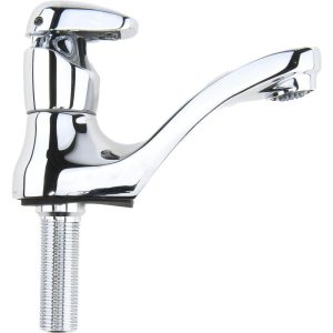MOEN Knob Metering Handle, Round Deck Plate, Single Mount Bathroom Faucet 8884