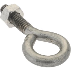 GIBRALTAR 1/4-20, Stainless Steel Wire Turned Open Eye Bolt GIB07290