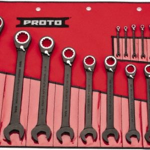 PROTO Combination Wrench Set: 20 Pc, 7/32 to 1-1/2" Wrench, Inch JSCV-20S