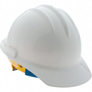 BULLARD Hard Hat: Slotted Cap, Type 1, Class E, 6-Point Suspension 30WHR