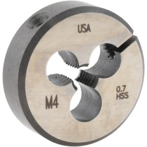 CLE-LINE Round Die: M4x0.7, High Speed Steel C65737