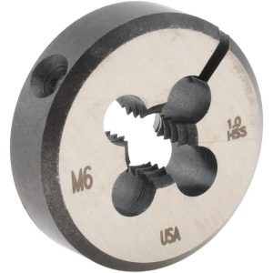 CLE-LINE Round Die: M6x1, High Speed Steel C65757