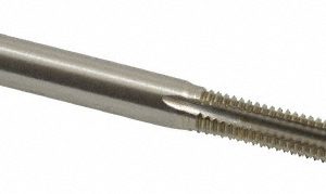 CLEVELAND M4.5x0.75 Taper RH D4 Bright High Speed Steel 4-Flute Straight Flute Hand Tap C54303