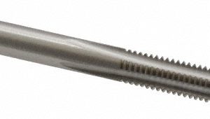 CLEVELAND M5x0.80 Taper RH 6H D4 Bright High Speed Steel 4-Flute Straight Flute Hand Tap C54374