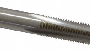 CLEVELAND M8x1.00 Taper RH D5 Bright High Speed Steel 4-Flute Straight Flute Hand Tap C54536