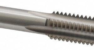 CLEVELAND M14x2.00 Taper RH 6H D7 Bright High Speed Steel 4-Flute Straight Flute Hand Tap C54755