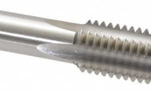 CLEVELAND M18x2.50 Taper RH D7 Bright High Speed Steel 4-Flute Straight Flute Hand Tap C54833