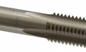 CLEVELAND M20x2.50 Taper RH 6H D7 Bright High Speed Steel 4-Flute Straight Flute Hand Tap C54864