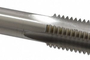 CLEVELAND M24x3.00 Taper RH 6H D8 Bright High Speed Steel 4-Flute Straight Flute Hand Tap C54907