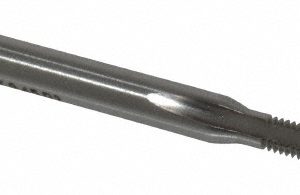 CLEVELAND M2.5x0.45 Bottoming RH 6H D3 Bright High Speed Steel 3-Flute Straight Flute Hand Tap C54133
