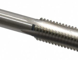 CLEVELAND M12x1.75 Bottoming RH 6H D6 Bright High Speed Steel 4-Flute Straight Flute Hand Tap C54691
