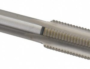 CLEVELAND M14x1.50 Bottoming RH D6 Bright High Speed Steel 4-Flute Straight Flute Hand Tap C54753