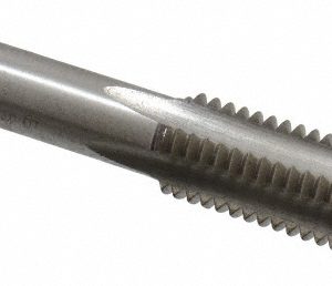 CLEVELAND M14x2.00 Bottoming RH 6H D7 Bright High Speed Steel 4-Flute Straight Flute Hand Tap C54757